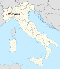 barchetta-club.pl - Moncalieri na mapie Włoch